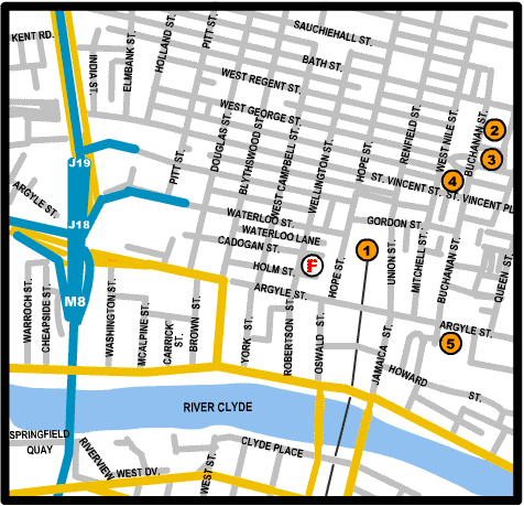 Glasgow Map